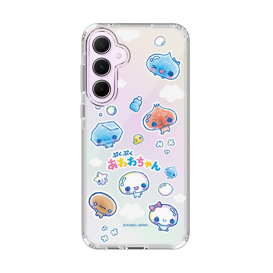 スリムプロテクションケース［ ぷくぷくあわわちゃん - ステッカー ］