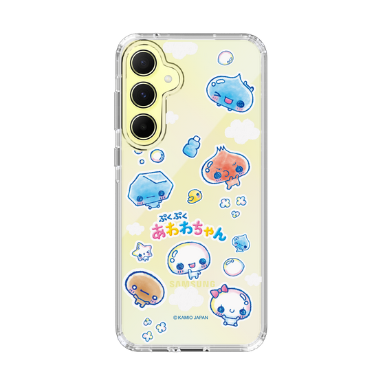 スリムプロテクションケース［ ぷくぷくあわわちゃん - ステッカー ］