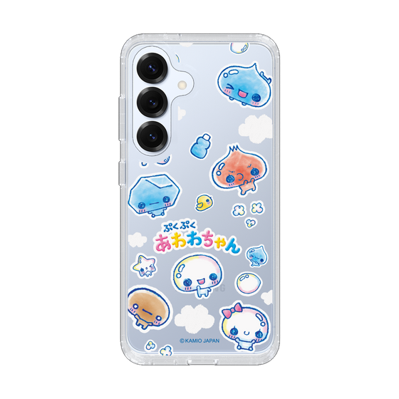 スリムプロテクションケース［ ぷくぷくあわわちゃん - ステッカー ］
