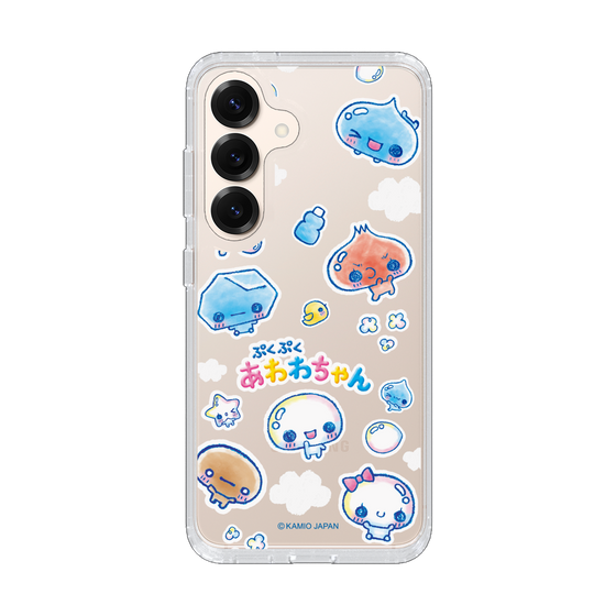 スリムプロテクションケース［ ぷくぷくあわわちゃん - ステッカー ］