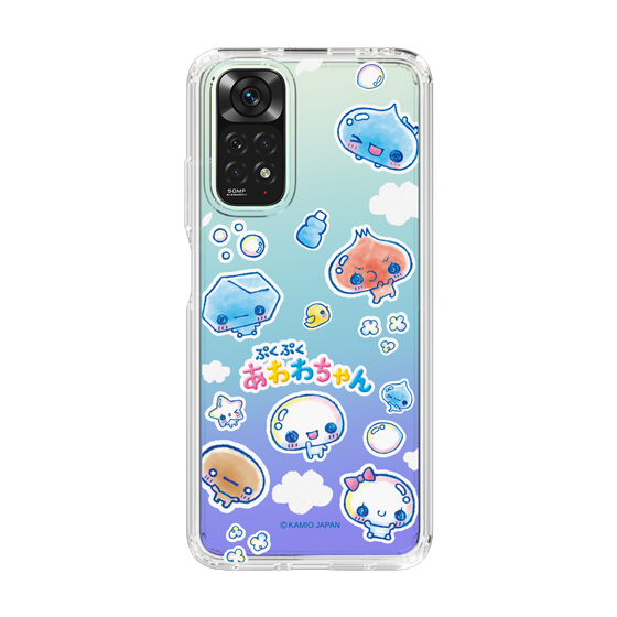 スリムプロテクションケース［ ぷくぷくあわわちゃん - ステッカー ］