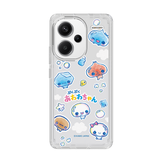 スリムプロテクションケース［ ぷくぷくあわわちゃん - ステッカー ］