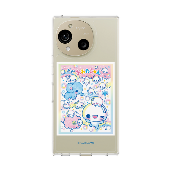 スリムプロテクションケース［ ぷくぷくあわわちゃん - お友達 ］