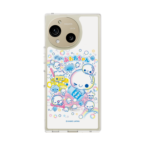 スリムプロテクションケース［ ぷくぷくあわわちゃん - あわあわ ］