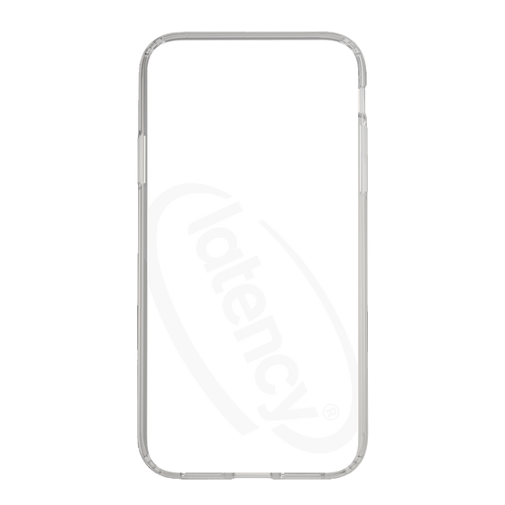 スリムプロテクションケース［ LATENCY - Circle logo - Clear ］