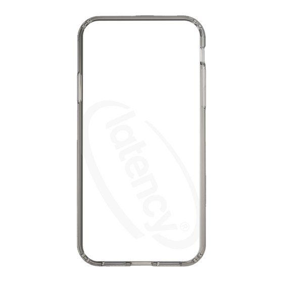 スリムプロテクションケース［ LATENCY - Circle logo - Clear ］