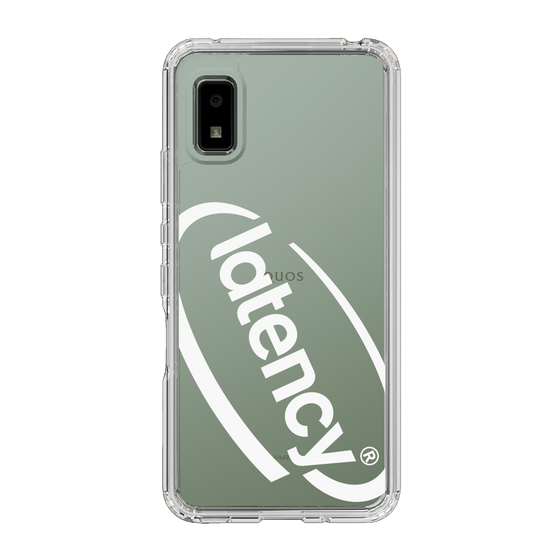 スリムプロテクションケース［ LATENCY - Circle logo - Clear ］