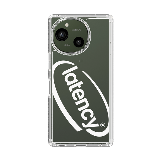 スリムプロテクションケース［ LATENCY - Circle logo - Clear ］