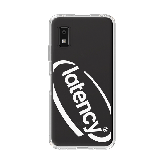 スリムプロテクションケース［ LATENCY - Circle logo - Clear ］