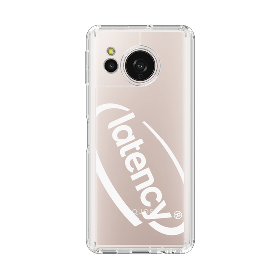 スリムプロテクションケース［ LATENCY - Circle logo - Clear ］