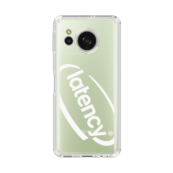 スリムプロテクションケース［ LATENCY - Circle logo - Clear ］