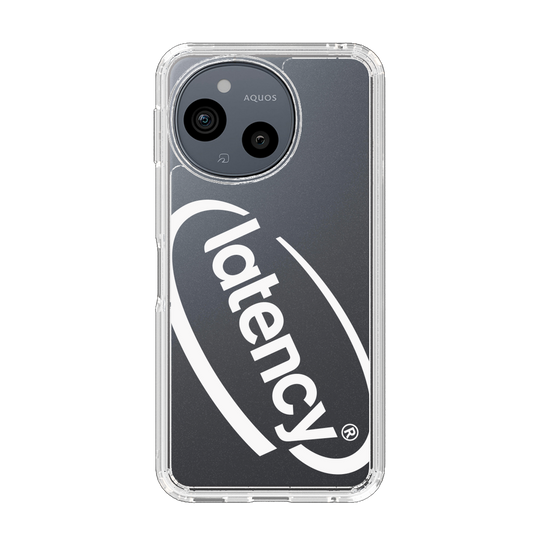 スリムプロテクションケース［ LATENCY - Circle logo - Clear ］