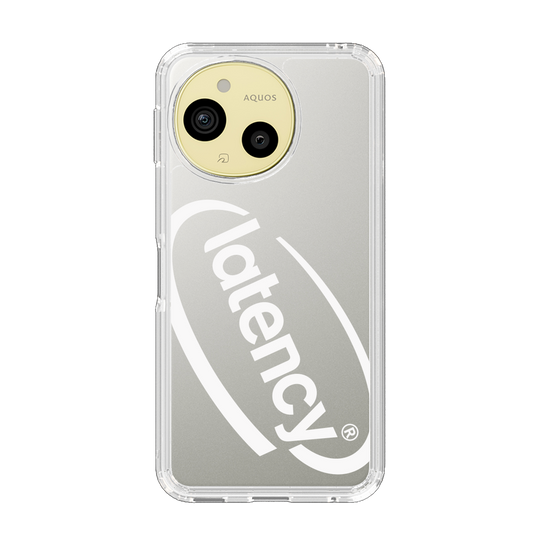 スリムプロテクションケース［ LATENCY - Circle logo - Clear ］