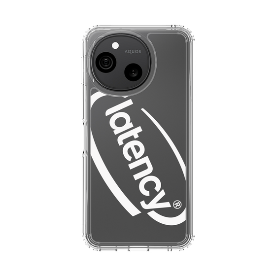 スリムプロテクションケース［ LATENCY - Circle logo - Clear ］