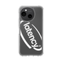 スリムプロテクションケース［ LATENCY - Circle logo - Clear ］