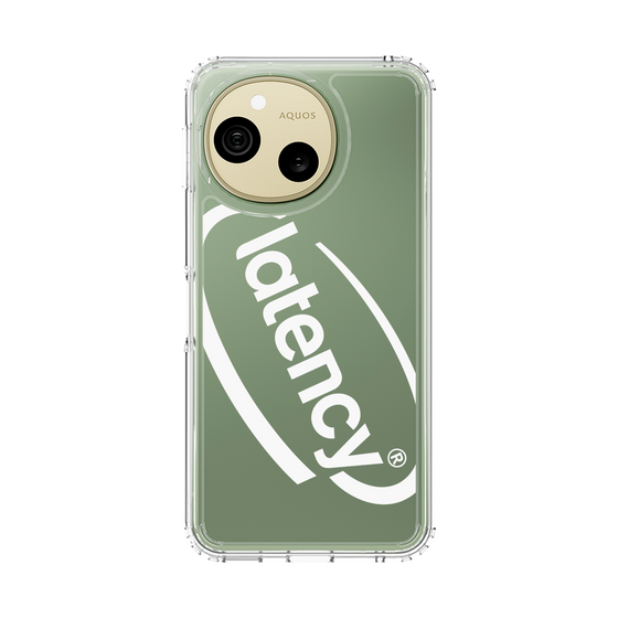 スリムプロテクションケース［ LATENCY - Circle logo - Clear ］