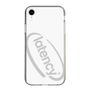 スリムプロテクションケース［ LATENCY - Circle logo - White ］