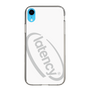 スリムプロテクションケース［ LATENCY - Circle logo - White ］