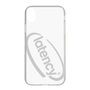 スリムプロテクションケース［ LATENCY - Circle logo - White ］