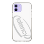 スリムプロテクションケース［ LATENCY - Circle logo - White ］