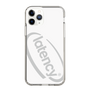 スリムプロテクションケース［ LATENCY - Circle logo - White ］
