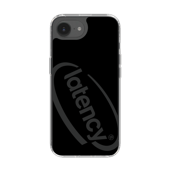 スリムプロテクションケース［ LATENCY - Circle logo - Black ］