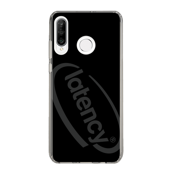 スリムプロテクションケース［ LATENCY - Circle logo - Black ］