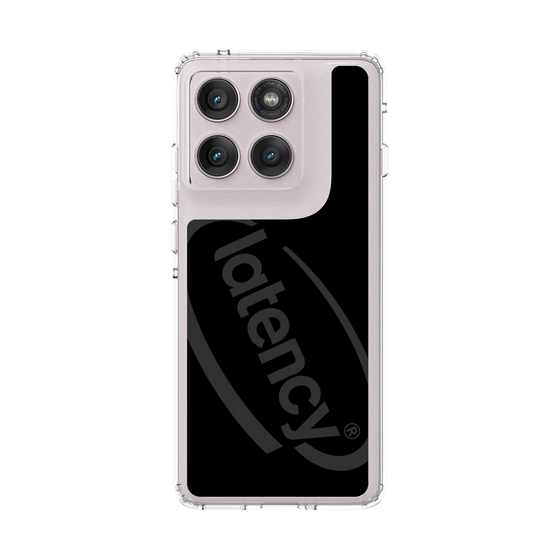 スリムプロテクションケース［ LATENCY - Circle logo - Black ］