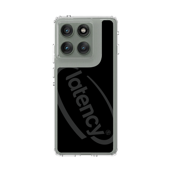 スリムプロテクションケース［ LATENCY - Circle logo - Black ］