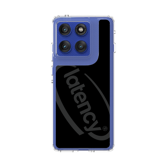 スリムプロテクションケース［ LATENCY - Circle logo - Black ］