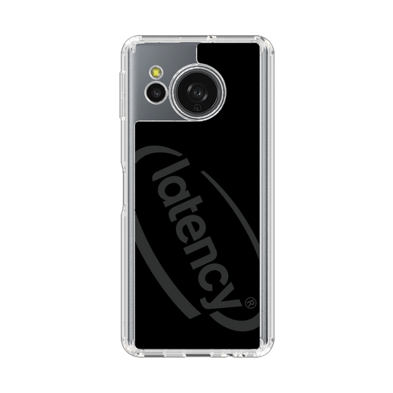 スリムプロテクションケース［ LATENCY - Circle logo - Black ］