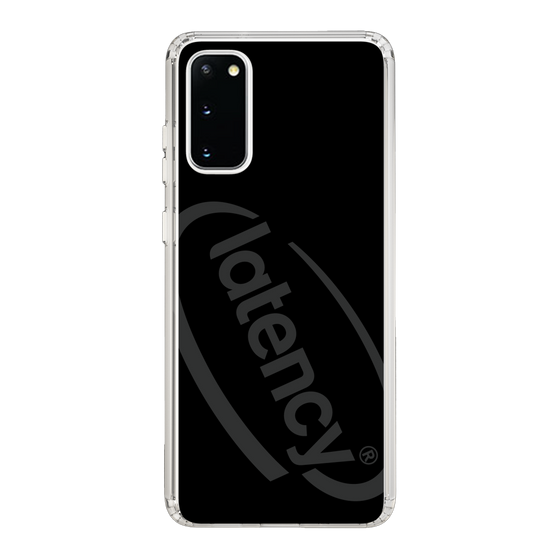 スリムプロテクションケース［ LATENCY - Circle logo - Black ］