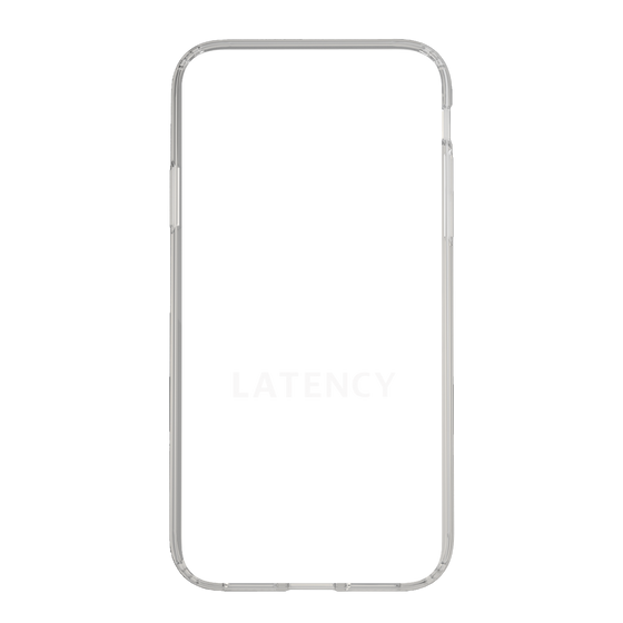スリムプロテクションケース［ LATENCY - Logotype - Clear ］