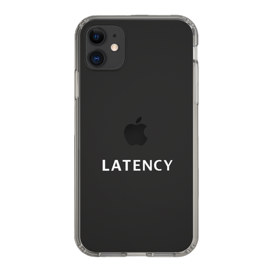 スリムプロテクションケース［ LATENCY - Logotype - Clear ］