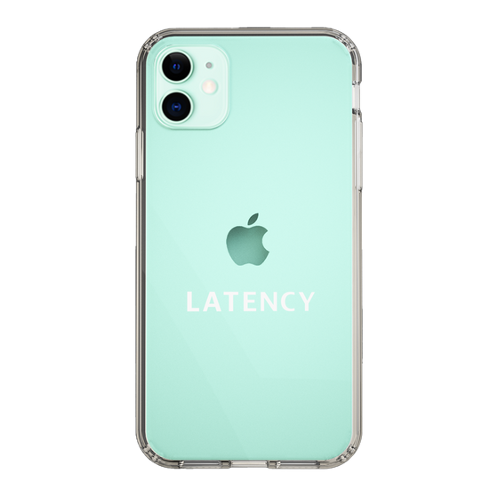 スリムプロテクションケース［ LATENCY - Logotype - Clear ］