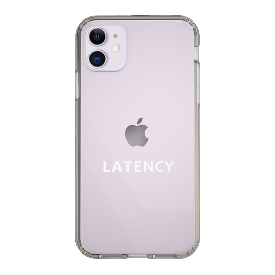 スリムプロテクションケース［ LATENCY - Logotype - Clear ］