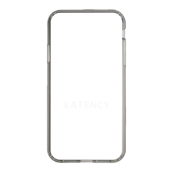 スリムプロテクションケース［ LATENCY - Logotype - Clear ］