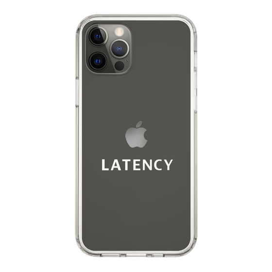スリムプロテクションケース［ LATENCY - Logotype - Clear ］