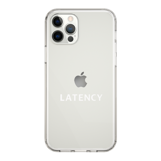 スリムプロテクションケース［ LATENCY - Logotype - Clear ］