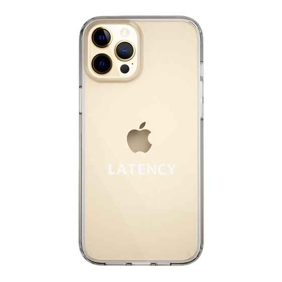 スリムプロテクションケース［ LATENCY - Logotype - Clear ］