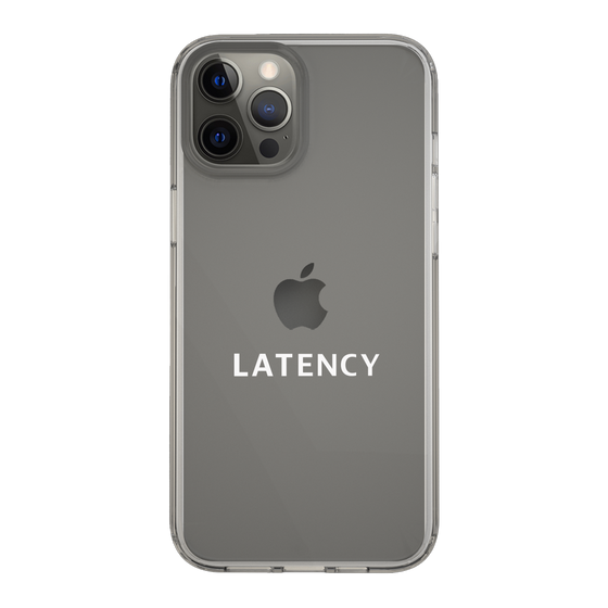 スリムプロテクションケース［ LATENCY - Logotype - Clear ］