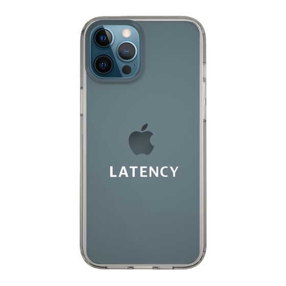 スリムプロテクションケース［ LATENCY - Logotype - Clear ］