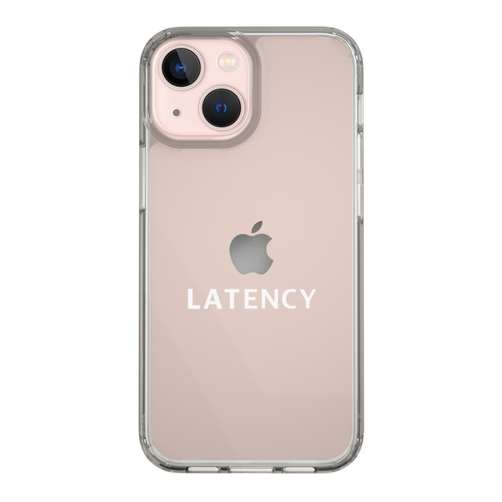 スリムプロテクションケース［ LATENCY - Logotype - Clear ］
