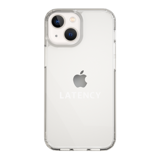 スリムプロテクションケース［ LATENCY - Logotype - Clear ］