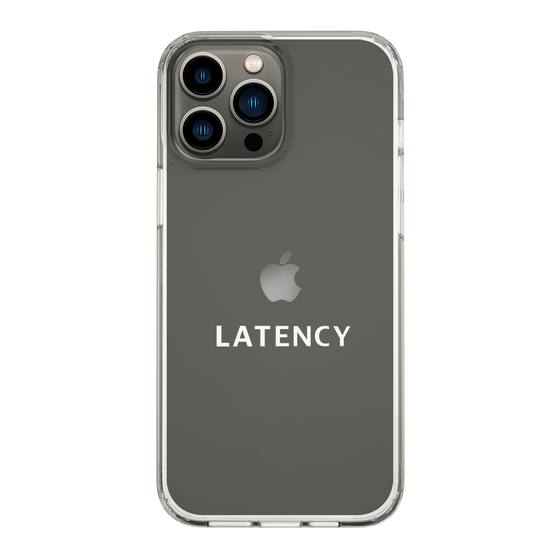 スリムプロテクションケース［ LATENCY - Logotype - Clear ］