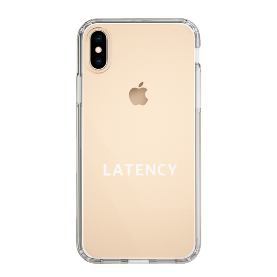 スリムプロテクションケース［ LATENCY - Logotype - Clear ］
