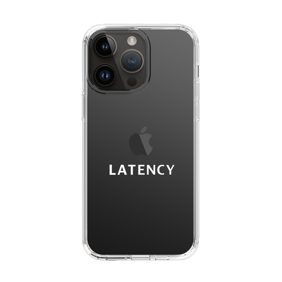 スリムプロテクションケース［ LATENCY - Logotype - Clear ］