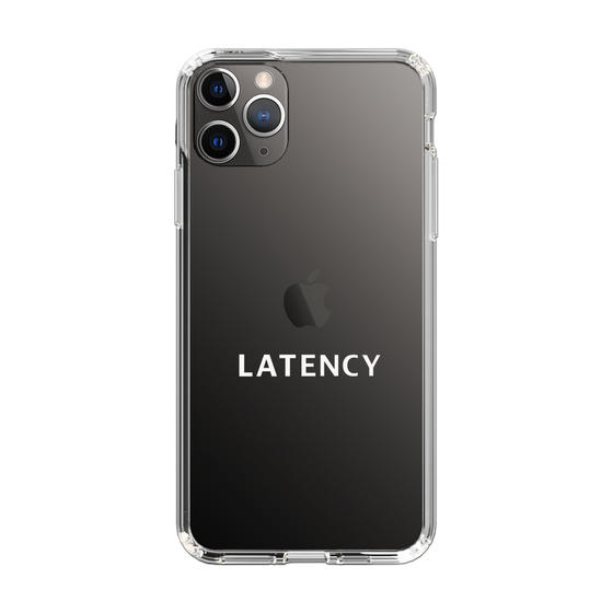 スリムプロテクションケース［ LATENCY - Logotype - Clear ］