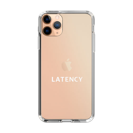 スリムプロテクションケース［ LATENCY - Logotype - Clear ］