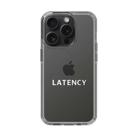 スリムプロテクションケース［ LATENCY - Logotype - Clear ］